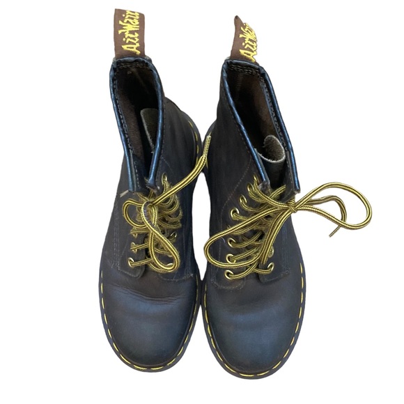 Vintage Dr. Martens Brown Air Wair Air Cushion Boots - Picture 4 of 9